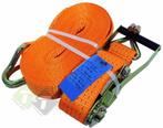 Sjorband 5 Ton 8 Mtr X 50mm - Spanband - Vastzetband - Spann, Ophalen of Verzenden, Nieuw