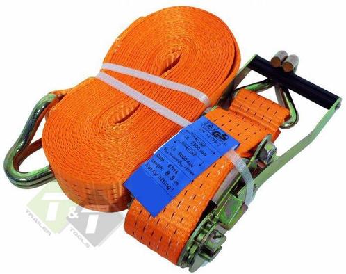 Sjorband 5 Ton 8 Mtr X 50mm - Spanband - Vastzetband - Spann, Auto diversen, Auto-accessoires, Nieuw, Ophalen of Verzenden