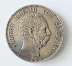 Duitsland, Saksen. Albert (1873-1902). 5 Mark 1900  (Zonder, Postzegels en Munten, Munten | Europa | Niet-Euromunten