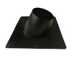 Dakplaat hellend 5 - 25° RVS - 130 mm ZWART, Ophalen, Nieuw