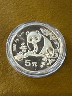 China. 5 Yuan 1993 Panda, 1/2 Oz (.999) (Zonder