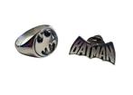 Batman - 2 silver badge/ring - DC Comics, Boeken, Stripboeken, Nieuw