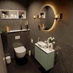MONDIAZ FOWY toiletmeubel 60cm kleur army. Waskom positie, Ophalen of Verzenden, Nieuw, Bad