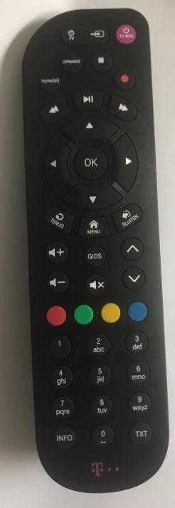 Afstandsbediening Odido T-Mobile amino aria 610x, Audio, Tv en Foto, Afstandsbedieningen, Origineel, Nieuw, Ophalen of Verzenden