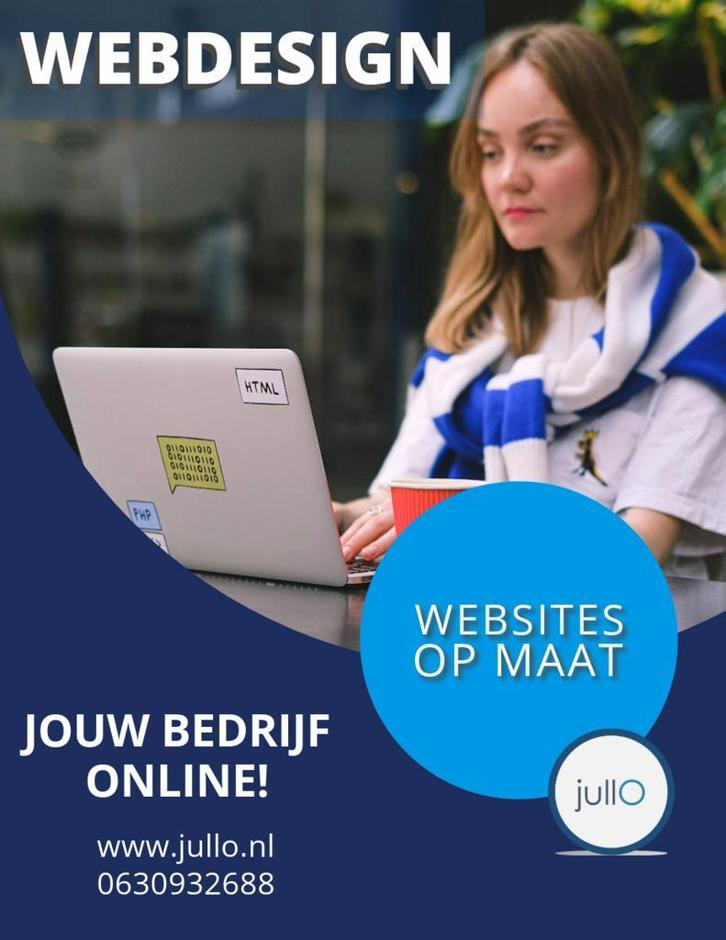 Website laten maken? Snel, mobielvriendelijk en uniek!, Diensten en Vakmensen, Webdesigners en Hosting, Domeinregistratie, Webdesign
