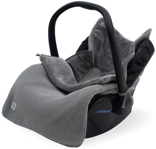 Jollein Basic Knit Stone Grey 3/5 punts 0-9 Maanden, Kinderen en Baby's, Autostoeltjes, Nieuw, Verzenden