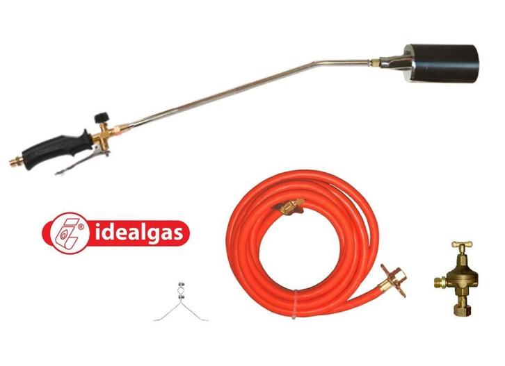 Onkruidbrander / Dakbrander met 5m NBR Slang + Drukregelaar, Tuin en Terras, Onkruidbranders, Nieuw, Ophalen of Verzenden