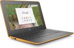 HP Chromebook 11A G6 EE Oranje 4GB 32GBssd touchscreen, Qwerty, Touchscreen, HP, 32 GB of minder