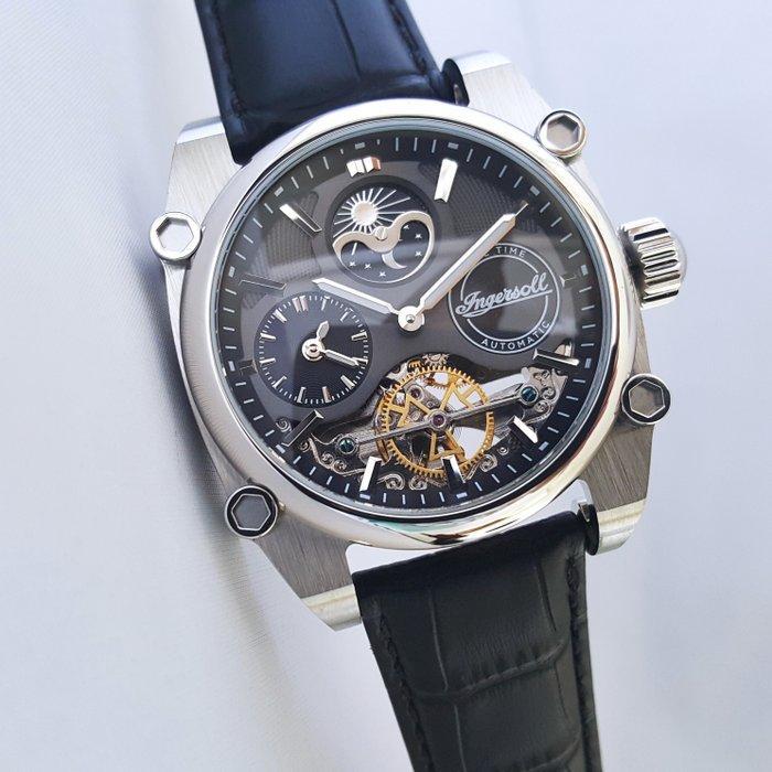 Ingersoll - Automatic - Moon Sun - Half Skeleton - Dual Time, Sieraden, Tassen en Uiterlijk, Horloges | Heren