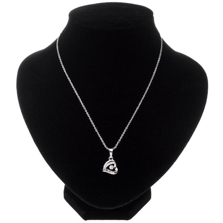 Kinderketting zilverkleurig met hartje NIEUW, Sieraden, Tassen en Uiterlijk, Kettingen, Grijs, Nieuw, Ophalen of Verzenden