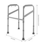 Verstelbare Toilet Sta-Hulp met Antislip Veiligheidsframe, Verzenden, Nieuw