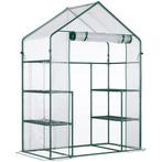TRUUSK Foliekas Bevaarbaar Tomatenkas 142x73x195cm Met 6 Pla, Verzenden, Nieuw