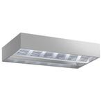 GGM Gastro | Inductie plafond afzuigkap - 3500mm - met |, Onderbouw afzuigkap, Verzenden, Inbouw, Motor