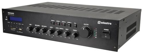 Adastra RM360D 100V 4 Zone Versterker Met DAB+ BT USB/SD, Muziek en Instrumenten, Microfoons, Overige typen, Nieuw, Verzenden