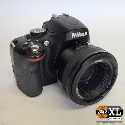 Nikon Camera D5100 met Yongnuo 50mm F/1.8 EF | Nette Staat, Audio, Tv en Foto, Fotocamera's Digitaal, Zo goed als nieuw, Ophalen of Verzenden