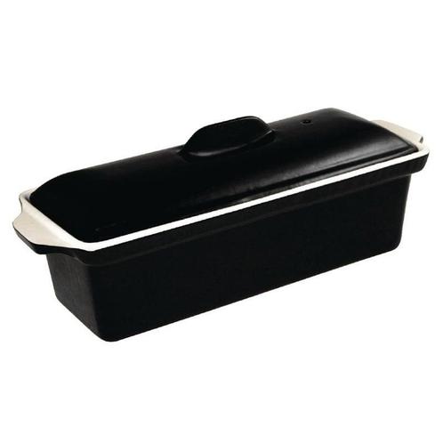 Paté/terrine vorm gietijzer zwart 1,7L | 340x105x110(h)mm, Zakelijke goederen, Horeca | Keukenapparatuur, Nieuw in verpakking