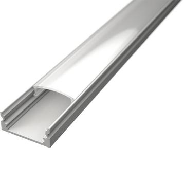 LED Strip Profiel - Delectro Profi - Wit Aluminium - 1 Meter