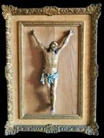 sculptuur, Jesus doliente - 69 cm - Hout, Kristal, Oliën -, Antiek en Kunst