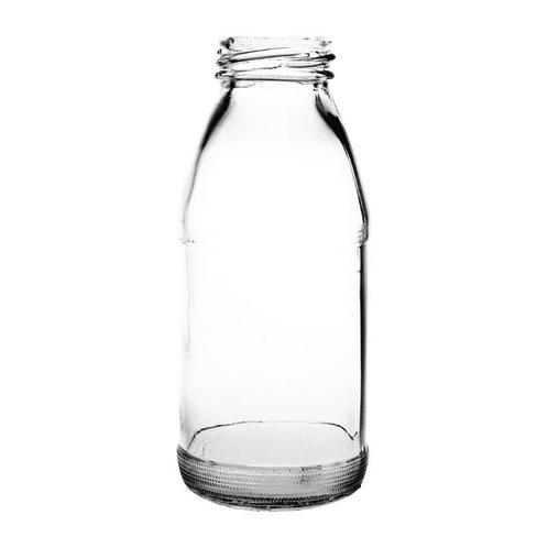 Olympia glazen mini melkfles 20cl (12 stuks), Huis en Inrichting, Keuken | Bestek, Verzenden
