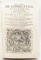 Mantica - Coniecturis Ultimarum Voluntatum - 1587, Antiek en Kunst, Antiek | Boeken en Bijbels