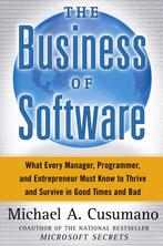 Business Of Software 9780743215800 Michael A. Cusumano, Verzenden, Zo goed als nieuw, Michael A. Cusumano