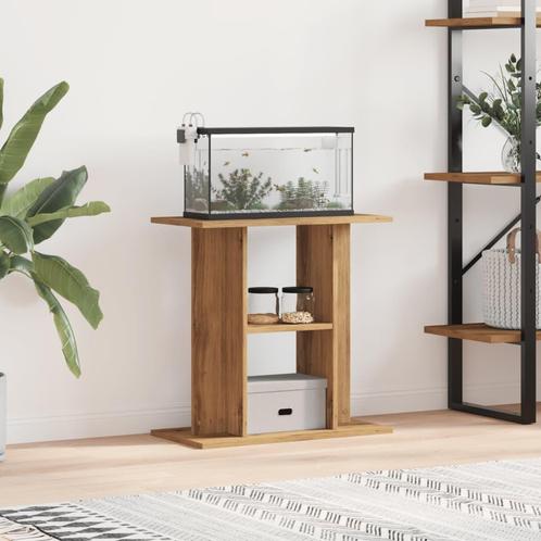 vidaXL Aquariumstandaard 60x30x60cm bewerkt hout artisanaal, Dieren en Toebehoren, Overige Dieren-accessoires, Nieuw, Verzenden