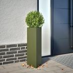 vidaXL Plantenbakken 2 st driehoek 30x26x75 cm staal, Verzenden, Nieuw, Metaal