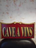 CAVE A VINS - Reclamebord - Hout, Antiek en Kunst