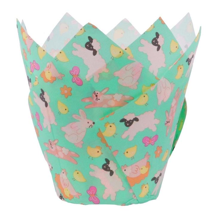 PME Muffin Cups Paasfiguren 24st., Hobby en Vrije tijd, Taarten en Cupcakes maken, Nieuw, Verzenden