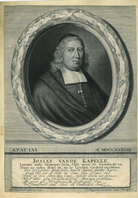 Portrait of Josias van der Kapelle, Antiek en Kunst, Kunst | Etsen en Gravures
