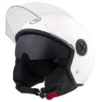 BHR 840 dual shield vespa helm glans wit | ECE 22.06, Verzenden, Nieuw met kaartje