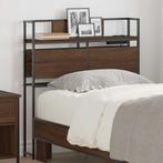 vidaXL Opberghoofdbord met plank bruin eikenkleur 90 cm, Verzenden, Nieuw, Bruin, Hout