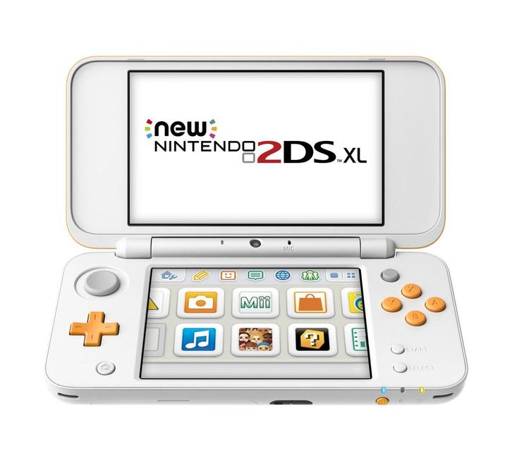 New Nintendo 2DS XL console - White / Orange, Spelcomputers en Games, Spelcomputers | Nintendo 2DS en 3DS, Verzenden