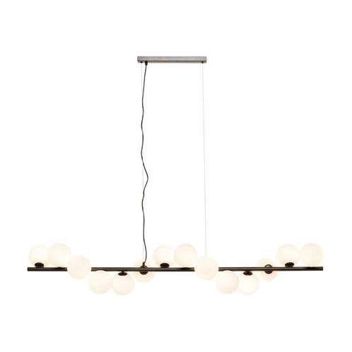 *WOONWINKEL* Kare Design Scala Balls Milky Black Brede Hangl, Huis en Inrichting, Lampen | Hanglampen, Nieuw, Verzenden