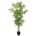 Kunstplant Bamboe 828 Bladeren 150 Cm Groen, Huis en Inrichting, Woonaccessoires | Kunstplanten en Kunstbloemen, Verzenden, Nieuw