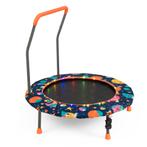 Kindertrampoline Diameter 92 cm met Ledverlichting Gevoerde