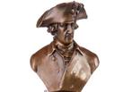 Figuur - Der Alte Fritz – Bronzebüste von König Friedrich II, Antiek en Kunst, Curiosa en Brocante