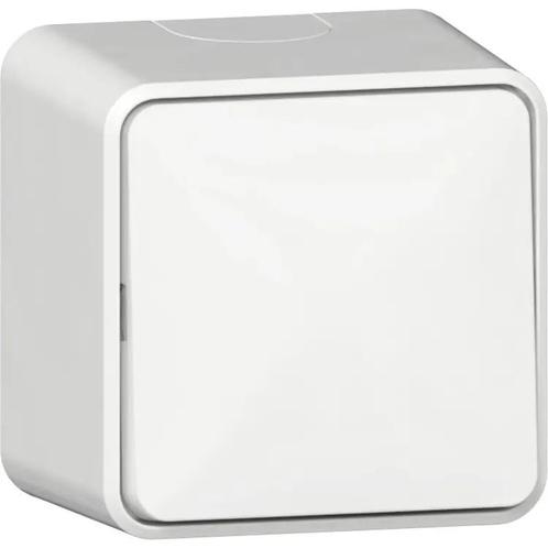 Gira wipschakelaar uit-wis opbouw wit - 310614, Doe-het-zelf en Verbouw, Elektra en Kabels, Ophalen of Verzenden