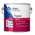 Sigma tigron gloss - wit - 0,5 liter (LAKVERF), Wit, Nieuw, Ophalen of Verzenden, Lak