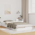 vidaXL Bedframe Wit 80 x 220 cm Hout, Verzenden, Nieuw, Wit, Hout