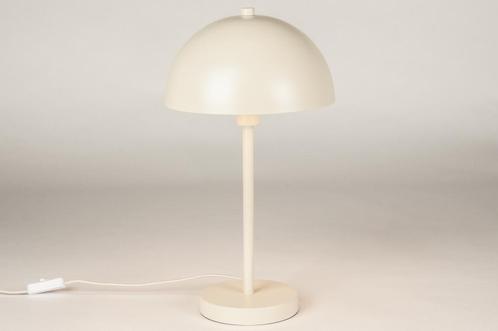 Rietveld Tafellampen - Beige, Zand - Metaal, Huis en Inrichting, Lampen | Tafellampen, Verzenden
