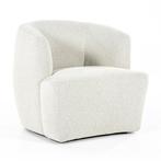 *WOONWINKEL* Eleonora Charlotte Ronde Fauteuil Beige Boucle, Huis en Inrichting, Fauteuils, Verzenden, Nieuw