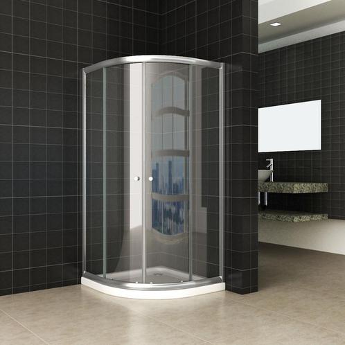 ACTIE Wiesbaden Douchecabine | Kwartrond 100x100x190cm | 5mm, Doe-het-zelf en Verbouw, Sanitair, Douche, Nieuw, Ophalen of Verzenden
