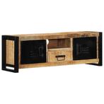 vidaXL Tv-meubel 100x30x35 cm massief ruw mangohout, Huis en Inrichting, Kasten | Televisiemeubels, Verzenden, Nieuw, Overige houtsoorten