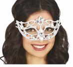 Zilveren Masker Glitters, Verzenden, Nieuw