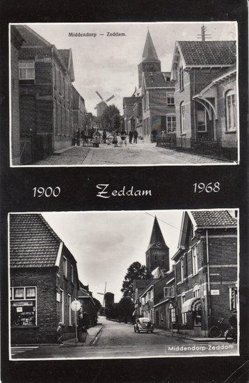 ZEDDAM - 2-luik 1900-1968, Verzamelen, Ansichtkaarten | Nederland, Verzenden