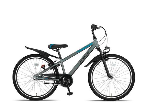 Altec Attack 24 Inch Jongensfiets 3 versnellingen Antraciet, Fietsen en Brommers, Fietsen | Jongens, Nieuw, Ophalen of Verzenden