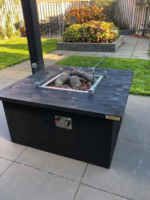 Steigerhouten vuurtafel op maat Vanaf299,50 Gratis bezorging, Tuin en Terras, Vuurtafels, Nieuw, Ophalen of Verzenden