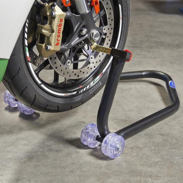 Datona Paddockstand Black Xtreme - Voorwiel - Datona - Zwart, Motoren, Onderdelen | Merk-onafhankelijk, Nieuw, Ophalen of Verzenden