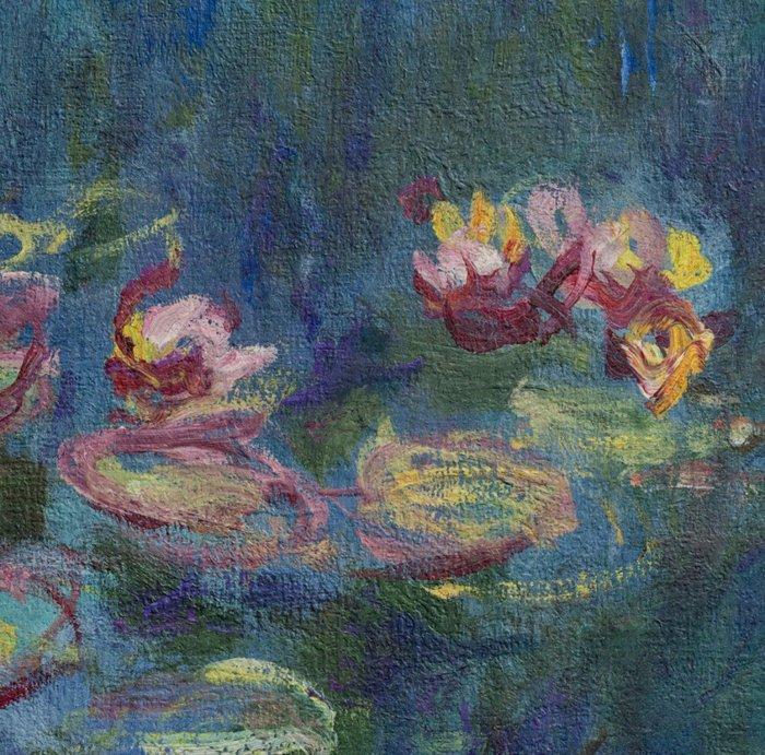 After Claude Monet (1840-1926) - Reflets Verts V - Musée de, Antiek en Kunst, Kunst | Schilderijen | Klassiek